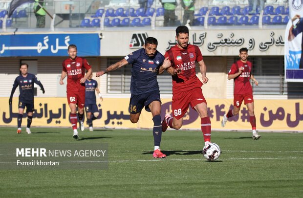 لیگ برتر ایران گل گهر سیرجان و نساجی مازندران