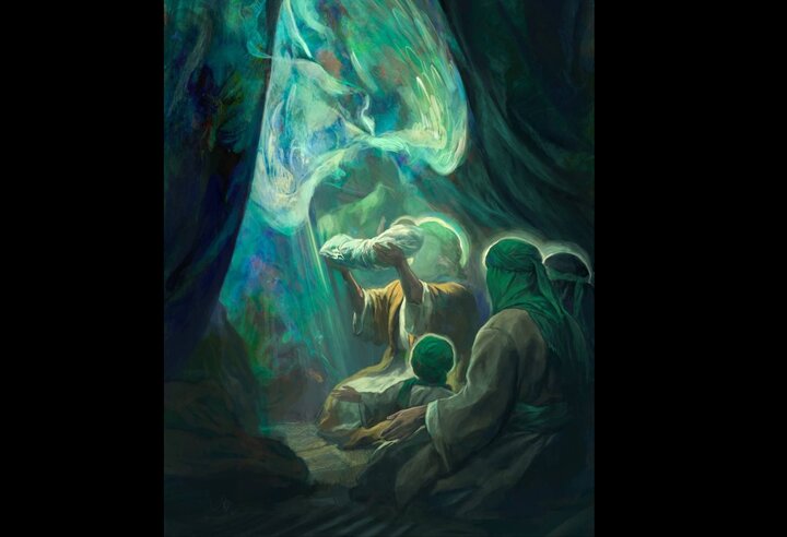 نقاشی جدید حسن روحالامین برای میلاد امام حسین (ع) نقاشی جدید حسن روحالامین برای میلاد امام حسین (ع)