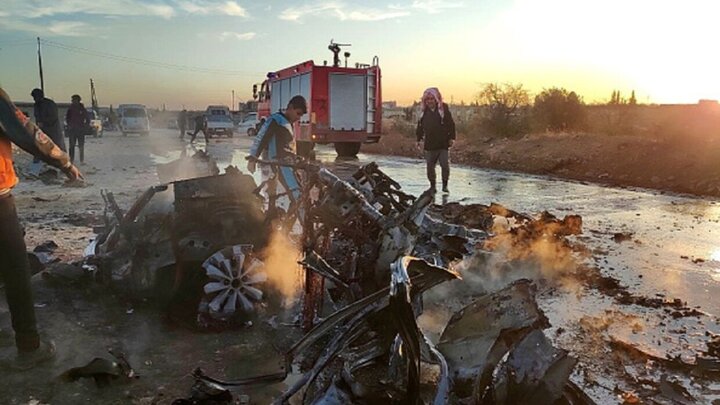 جميعهم من النساء.. قتلى وجرحى بتفجير سيارة في منبج شرقي حلب +الصور