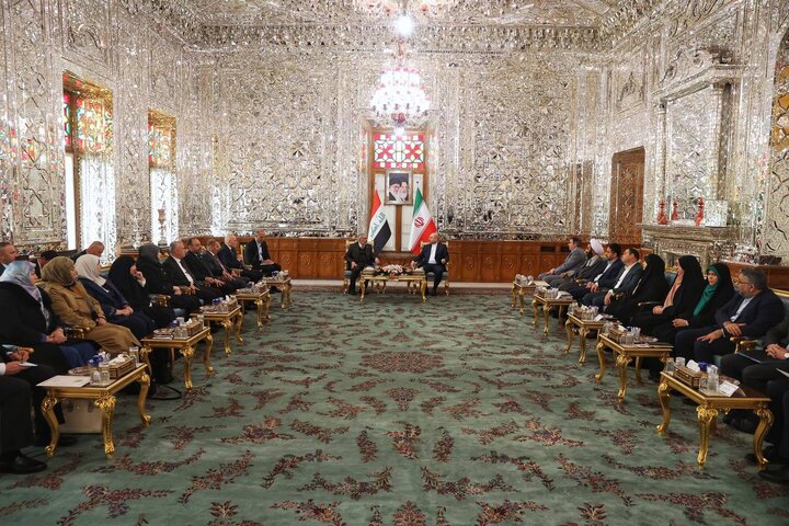 قالیباف و رئیس مجلس عراق دیدار کردند قالیباف و رئیس مجلس عراق دیدار کردند