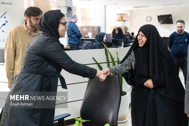 بازدید مرضیه وحید دستجردی از خبرگزاری مهر