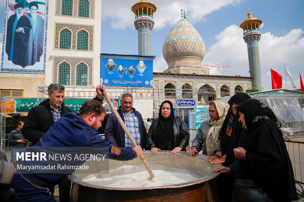 پخت سمنو در شیراز