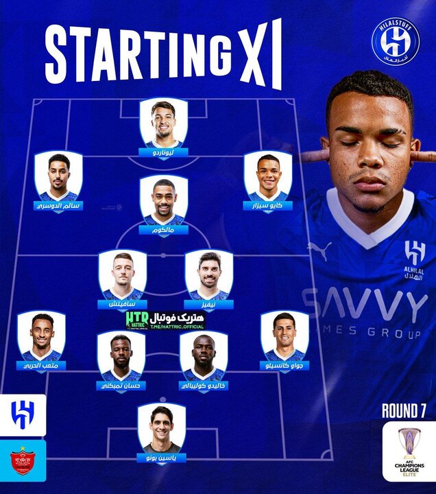 ترکیب الهلال برابر پرسپولیس اعلام شد/ میتروویچ غایب است ترکیب الهلال برابر پرسپولیس اعلام شد/ میتروویچ غایب است