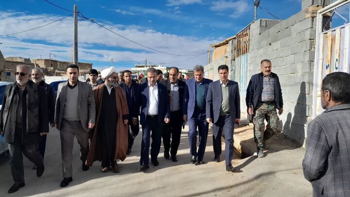 رونمایی از پروژههای بهسازی بنیاد مسکن در ۱۰ روستای نهاوند