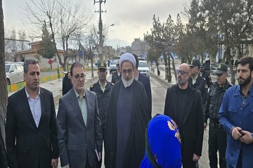 رئیس سازمان قضایی نیروهای مسلح وارد دورود شد