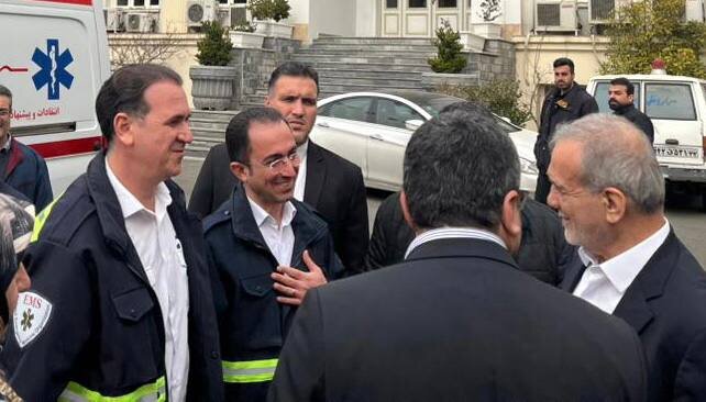 بازدید رئیس جمهور از پایگاه اورژانس استان تهران