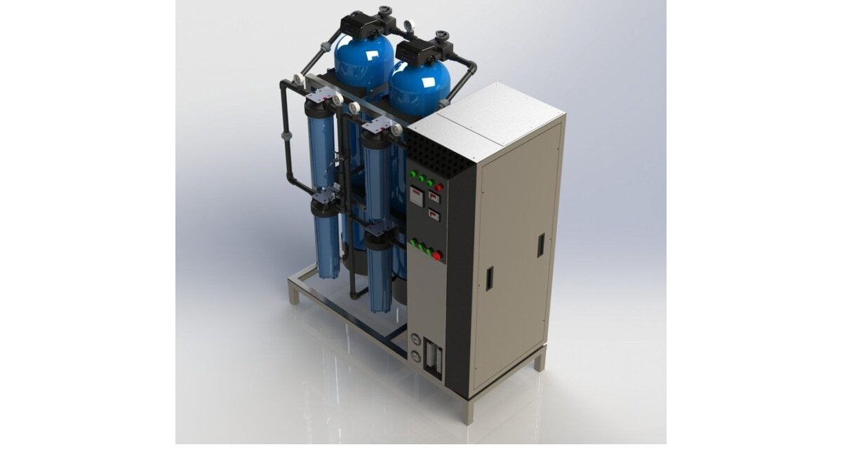 تولید دستگاه تصفیه آب مرکزی سیستمهای بیمارستانی با نصف قیمت نمونه خارجی