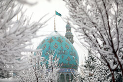 Cemkeran Camii'nde Kar Manzarası