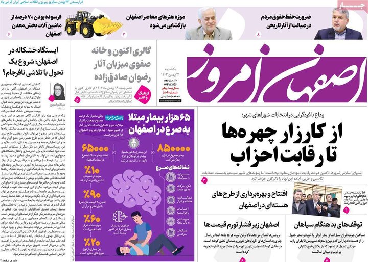 روزنامه های اصفهان
