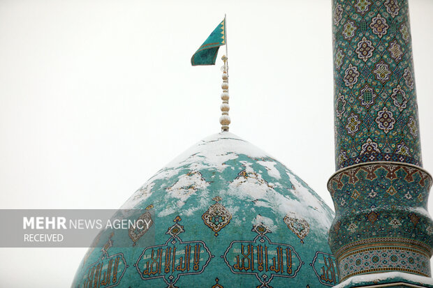 Cemkeran Camii'nde Kar Manzarası