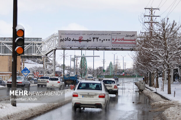 فضاسازی شهر همدان در آستانه ۲۲ بهمن