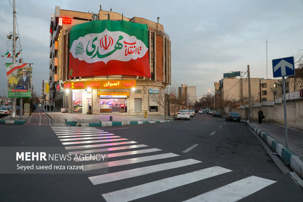 آماده سازی شهر تهران برای جشن انقلاب