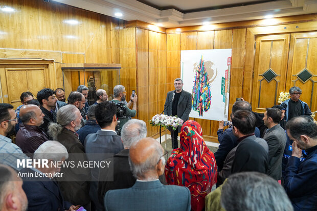 آیین افتتاح جشنواره کشوری هنرهای تجسمی فجر در شیراز