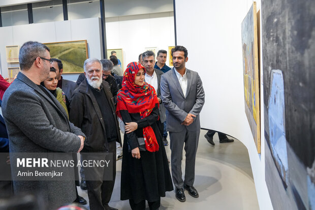 آیین افتتاح جشنواره کشوری هنرهای تجسمی فجر در شیراز