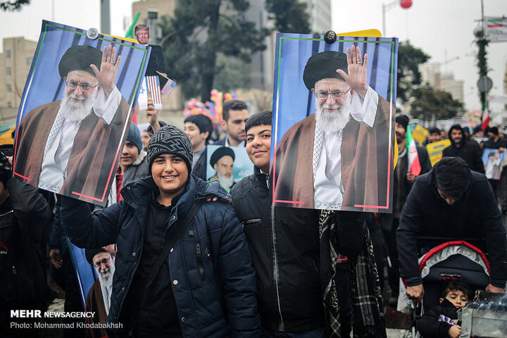 مراسم راهپیمایی ۲۲ بهمن ۱۳۹۷ 