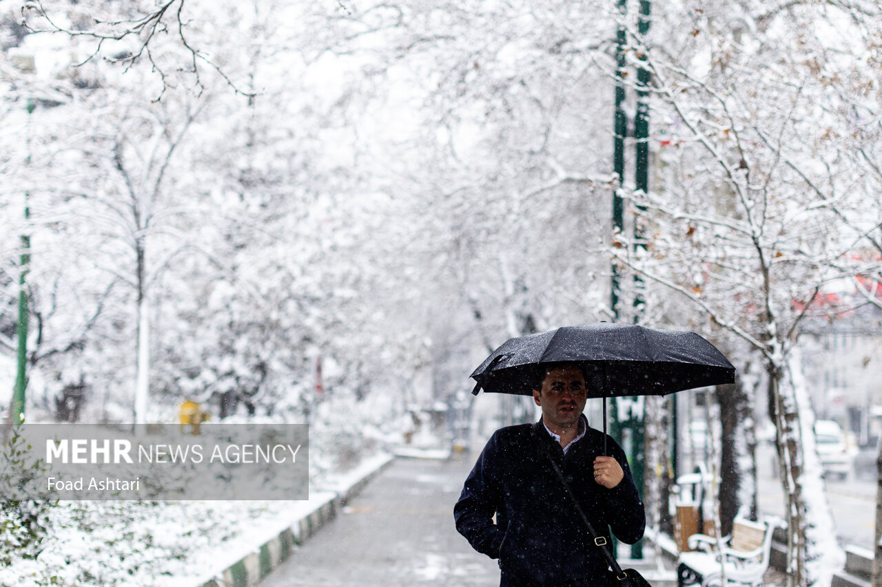 Tehran Weathernow Snowfall in Tehran - Mehr News Agency