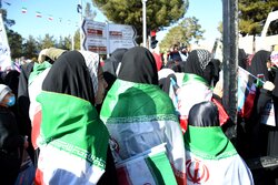 شکوه ۲۲ بهمن در خیابان‌های شهر بیرجند جلوه‌گر شد