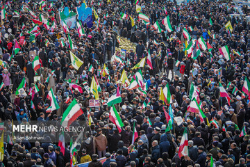 راهپیمایی با شکوه ۲۲ بهمن در گلستان برگزار شد