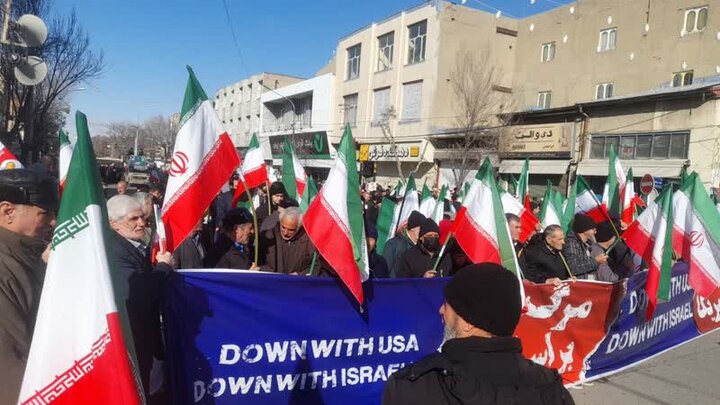 راهپیمایی ۲۲ بهمن در زنجان آغاز شد