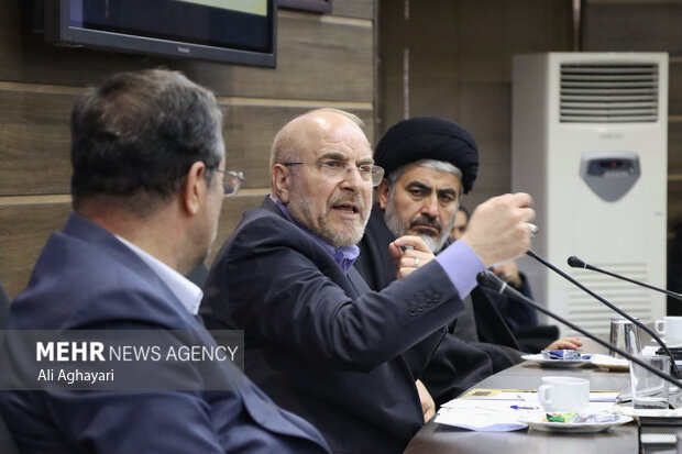 نشست فعالان اقتصادی، کارآفرینان و تولیدکنندگان آذربایجان‌غربی با رئیس مجلس