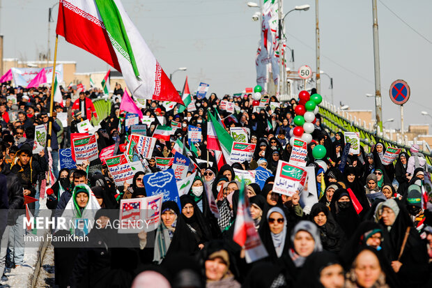 راهپیمایی ۲۲ بهمن در سراسر کشور