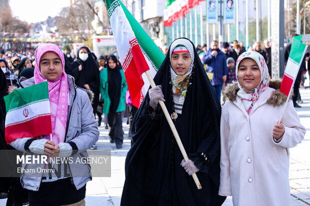 راهپیمایی ۲۲ بهمن در سنندج