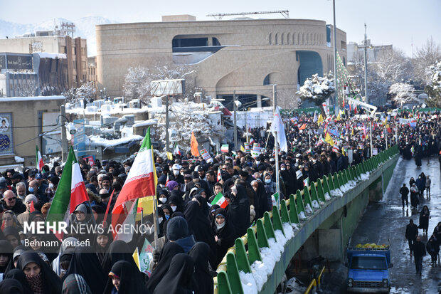 راهپیمایی 22 بهمن در اراک