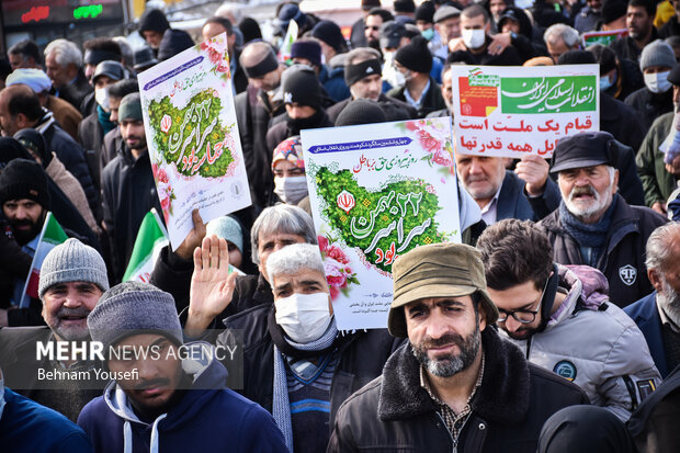 راهپیمایی 22 بهمن در اراک