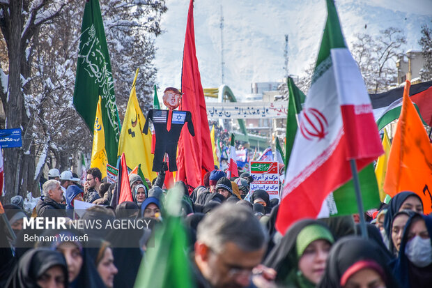 راهپیمایی 22 بهمن در اراک