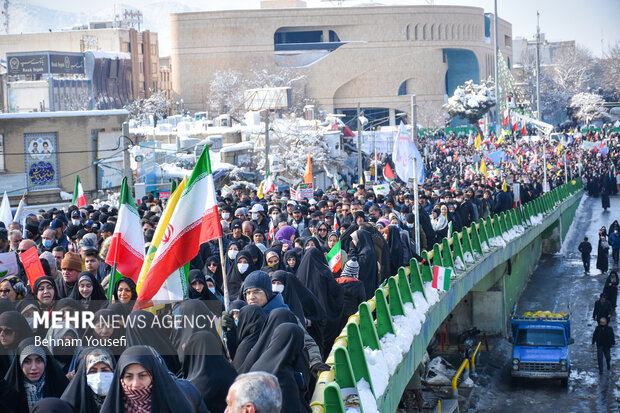 راهپیمایی 22 بهمن در اراک