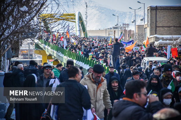 راهپیمایی 22 بهمن در اراک