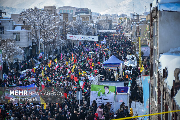 راهپیمایی 22 بهمن در اراک