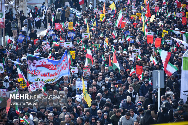 راهپیمایی 22 بهمن در اراک