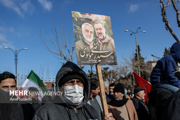 راهپیمایی یوم الله 22 بهمن در سمنان