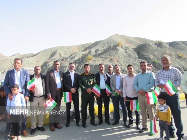 راهپیمایی ۲۲ بهمن در شهر گوهران بشاگرد برگزار شد