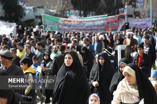 راهپیمایی یوم الله ۲۲ بهمن ماه سیرجان