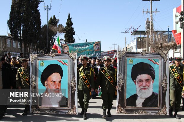 راهپیمایی ۲۲ بهمن سیرجان