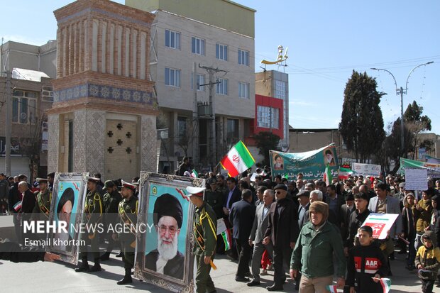 راهپیمایی یوم الله ۲۲ بهمن ماه سیرجان