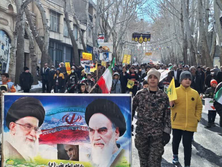 حماسه ماندگار خوانساریها در راهپیمایی ۲۲ بهمن