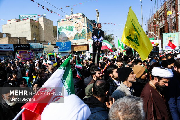 راهپیمایی ۲۲ بهمن در قم