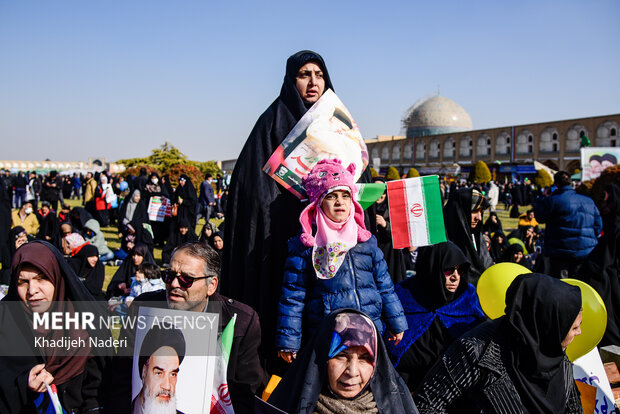 راهپیمایی ۲۲ بهمن در اصفهان