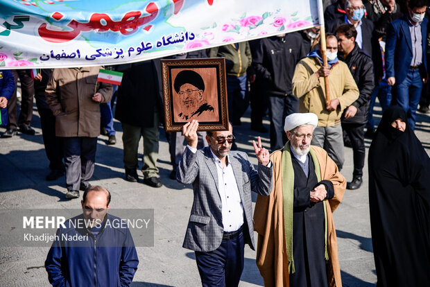 راهپیمایی ۲۲ بهمن در اصفهان