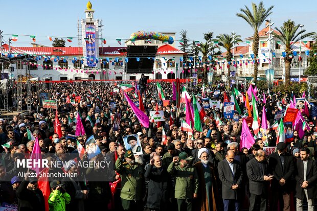 راهپیمایی ۲۲ بهمن در رشت