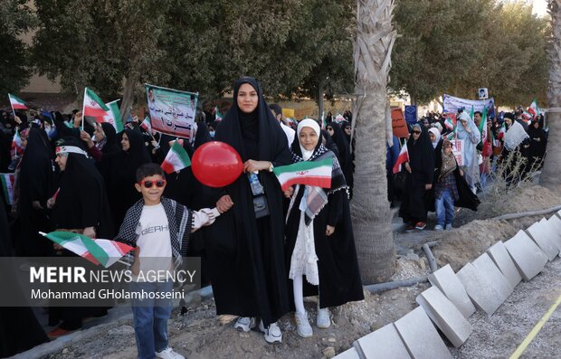 استان بوشهر، 1403،راهپیمایی 22 بهمن ماه در بوشهر