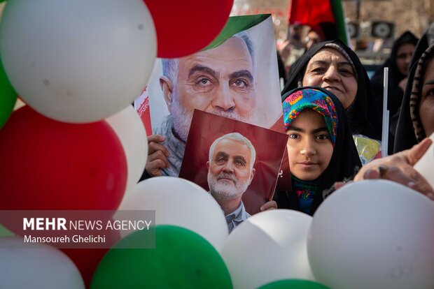 راهپیمایی 22 بهمن در شاهرود