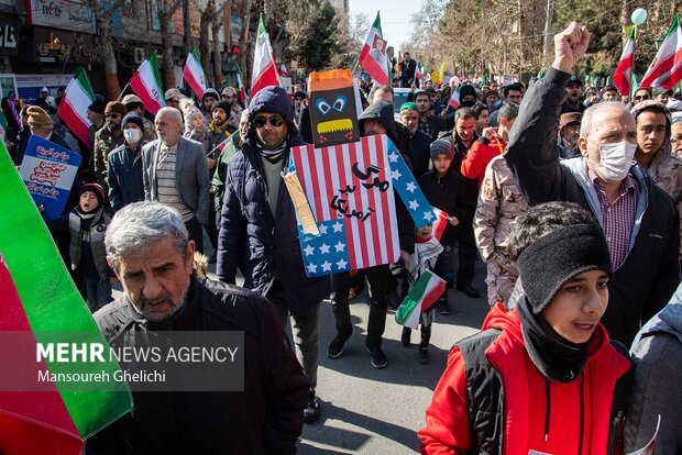 راهپیمایی 22 بهمن در شاهرود