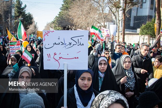 راهپیمایی 22 بهمن در شاهرود