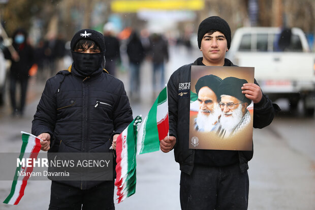 راهپیمایی ۲۲ بهمن در بجنورد