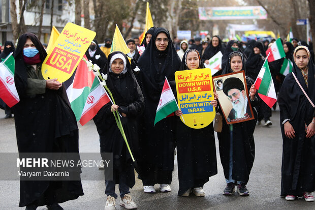 راهپیمایی ۲۲ بهمن در بجنورد