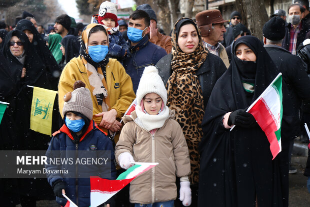 راهپیمایی ۲۲ بهمن در بجنورد